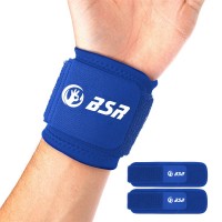 2 Pack Carpal Tunnel Wrist Brace for Women and Men: Wrist Wraps for Fitness | Wrist Support Prevention Wrist Pain, Sprains, Sports Injuries | Adjustable Wrist Strap, Suitable for Various Wrist Sizes - blue