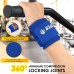 2 Pack Carpal Tunnel Wrist Brace for Women and Men: Wrist Wraps for Fitness | Wrist Support Prevention Wrist Pain, Sprains, Sports Injuries | Adjustable Wrist Strap, Suitable for Various Wrist Sizes - blue